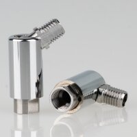 Lampen Dreh-Kippgelenk 13x41 mm, verchromt, M8x1 Innen-...