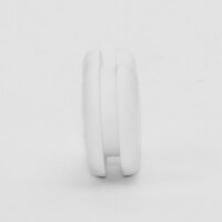 Kabeldurchführungstülle Ø 11 mm | Weich-PVC weiß | Für Lochbohrung 8 mm