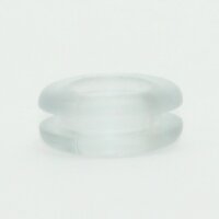 Kabeldurchführungstülle Ø 17 mm | Weich-PVC transparent | Für Lochbohrung 12 mm