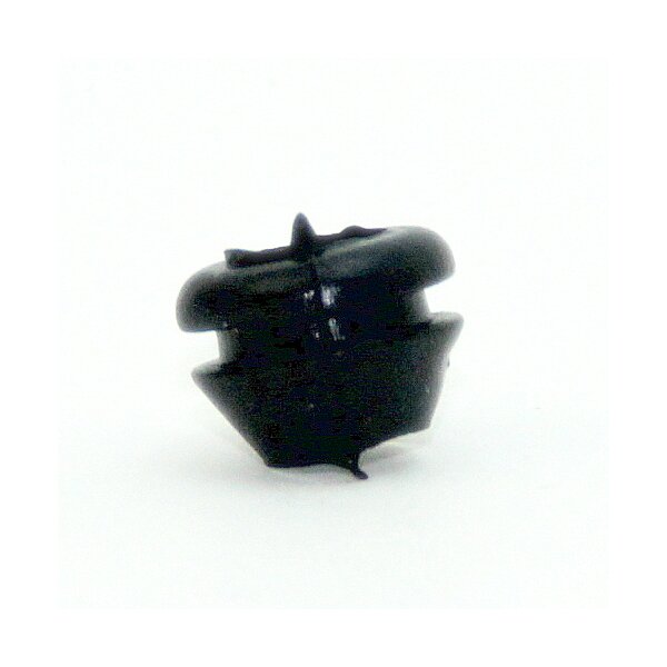 Kabeldurchführungstülle konisch Ø 11 mm | Weich-PVC schwarz | Für Lochbohrung 8 mm