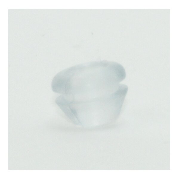 Kabeldurchführungstülle konisch Ø 11 mm | Weich-PVC transparent | Für Lochbohrung 8 mm