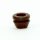 Kabeldurchführungstülle konisch Ø 11 mm | Weich-PVC braun | Für Lochbohrung 8 mm