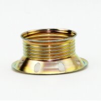 E27 Schraubring Unterring Metall vermessingt 60x25 mm...