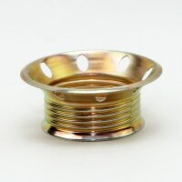 E27 Schraubring Unterring Metall vermessingt 60x25 mm...