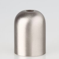 E27 Metall-Fassungshülse Nickel matt...