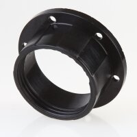 E27 Bakelit Schraubring Unterring schwarz für Lampenfassungen mit Außengewinde 58x24 mm