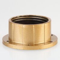 E27 Bakelit Schraubring Unterring gold lackiert für...