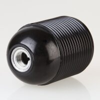 E27 Bakelit Lampenfassung mit Außengewinde schwarz...