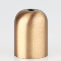 E27 Metall-Fassungshülse Nickel antik fume...