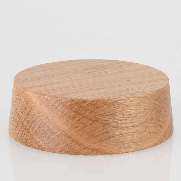 Lampen Baldachin Holz Eiche hell 85x28 mm mit Zubehör-Set