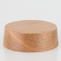 Lampen Baldachin Holz Eiche hell 85x28 mm mit...