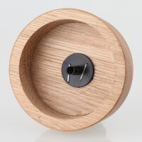 Lampen Baldachin Holz Eiche hell 85x28 mm mit...