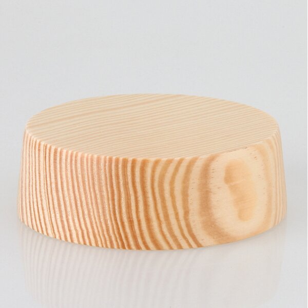 Lampen Baldachin Holz Kiefer 85x28 mm mit Zubehör-Set