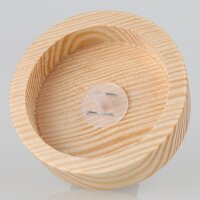 Lampen Baldachin Holz Kiefer 85x28 mm mit Zubehör-Set