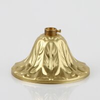 Lampen Baldachin – Metall Messing roh, Ø 90...