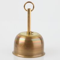 Lampen Baldachin – Metall Messing roh, Ø 90...