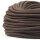 Textilkabel Stoffkabel braun 3-adrig 3x0,75 Zug-Pendelleitung S03RT-F 3G0,75