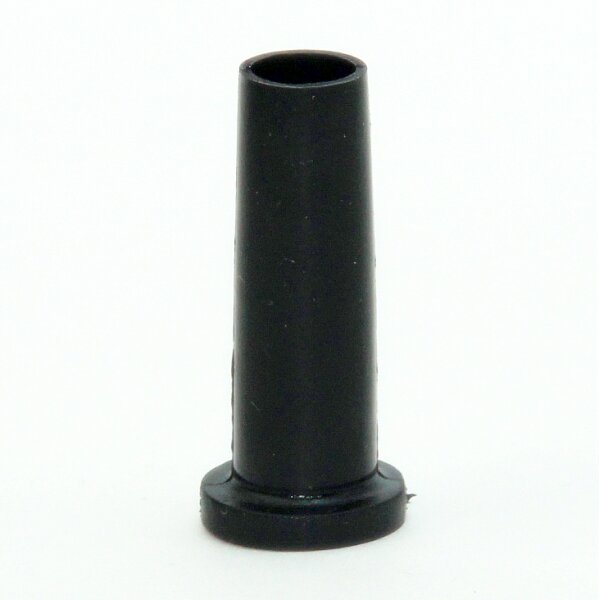 Knickschutz-Tülle Länge 30mm Durchgang 6,5mm schwarz mit Haltewulst