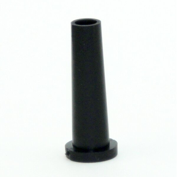 Knickschutz-Tülle Länge 35mm Durchgang 5,5mm schwarz mit Haltewulst