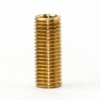 M8x1 Lampen-Gewinderohr Messing roh – 35 mm...