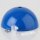 Lampen Baldachin Metall dunkelblau 50 × 100 mm mit transparent-schwarzem Kunststoff-Zugentlaster