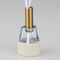 Fassungshalter M10x1 für 12 Volt und GU10 Halogen-Fassungen