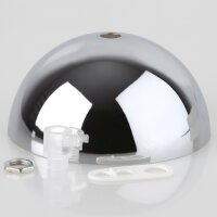 Lampen Baldachin Metall verchromt 50 × 100 mm mit...