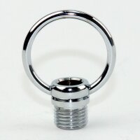 Ringnippel Metall verchromt M10x1 Außengewinde...