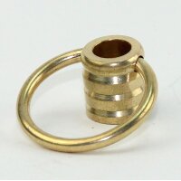 Ringnippel Messing roh M10x1 Innengewinde – beweglicher Bügel, Ø 27 mm
