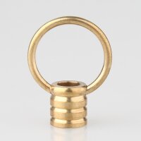 Ringnippel Messing roh M10x1 Innengewinde – beweglicher Bügel, Ø 27 mm