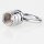 Ringnippel Metall verchromt M10x1 Innengewinde – beweglicher Bügel, Ø 27 mm