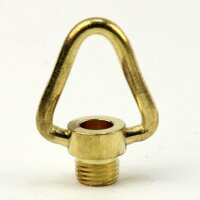 Ringnippel Messing roh M10x1 Außengewinde –...