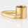 Ringnippel Messing roh M10x1 Innengewinde beweglicher Bügel dreieckig, Ø 29 mm