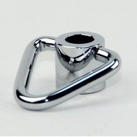 Ringnippel Metall verchromt M10x1 Innengewinde – beweglicher Bügel dreieckig, Ø 29 mm
