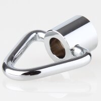 Ringnippel Metall verchromt M10x1 Innengewinde – beweglicher Bügel dreieckig, Ø 29 mm