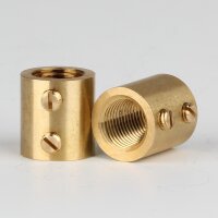 M10x1 Messing Verbindungsmuffe – Gewinde-Adapter,...