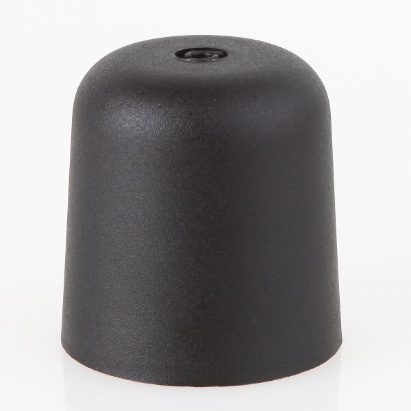 Lampen Baldachin Zylinderform – Kunststoff schwarz, Ø 65 mm, Höhe 65 mm