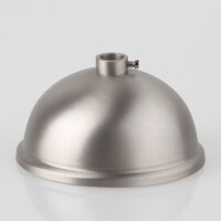 Lampen Baldachin Metall edelstahloptik 80x39 mm Kugelform...