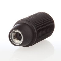 E14 Thermoplast-Lampenfassung schwarz mit...