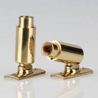 Lampen Dreh-Kippgelenk 13x37 mm, Messing, M8x1...