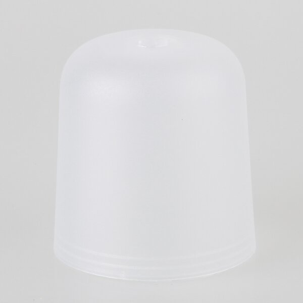 Lampen Baldachin Zylinderform – Kunststoff transparent, Ø 65 mm, Höhe 65 mm