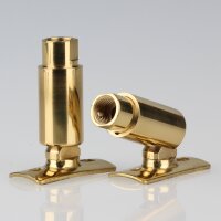 Lampen Dreh-Kippgelenk 16x48 mm, Messing, M10x1...