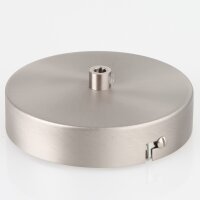 Lampen Metall Baldachin 110x28mm edelstahloptik für...