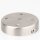 Lampen Zier-Baldachin Metall edelstahloptik 100x25 mm für 5 Lampenpendel