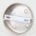 Lampen Zier-Baldachin Metall edelstahloptik 100x25 mm für 5 Lampenpendel