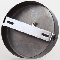 Lampen Metall Baldachin 110x28mm schwarz für 1...