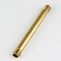 M10x1 Lampen Pendelrohr Messing roh – 100 mm...