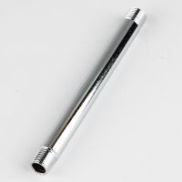 M10x1 Lampen Pendelrohr Metall verchromt – 100 mm...