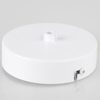 Lampen Metall Baldachin 110x28mm weiß für 1...