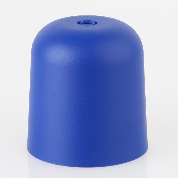 Lampen Baldachin Zylinderform – Kunststoff blau, Ø 65 mm, Höhe 65 mm